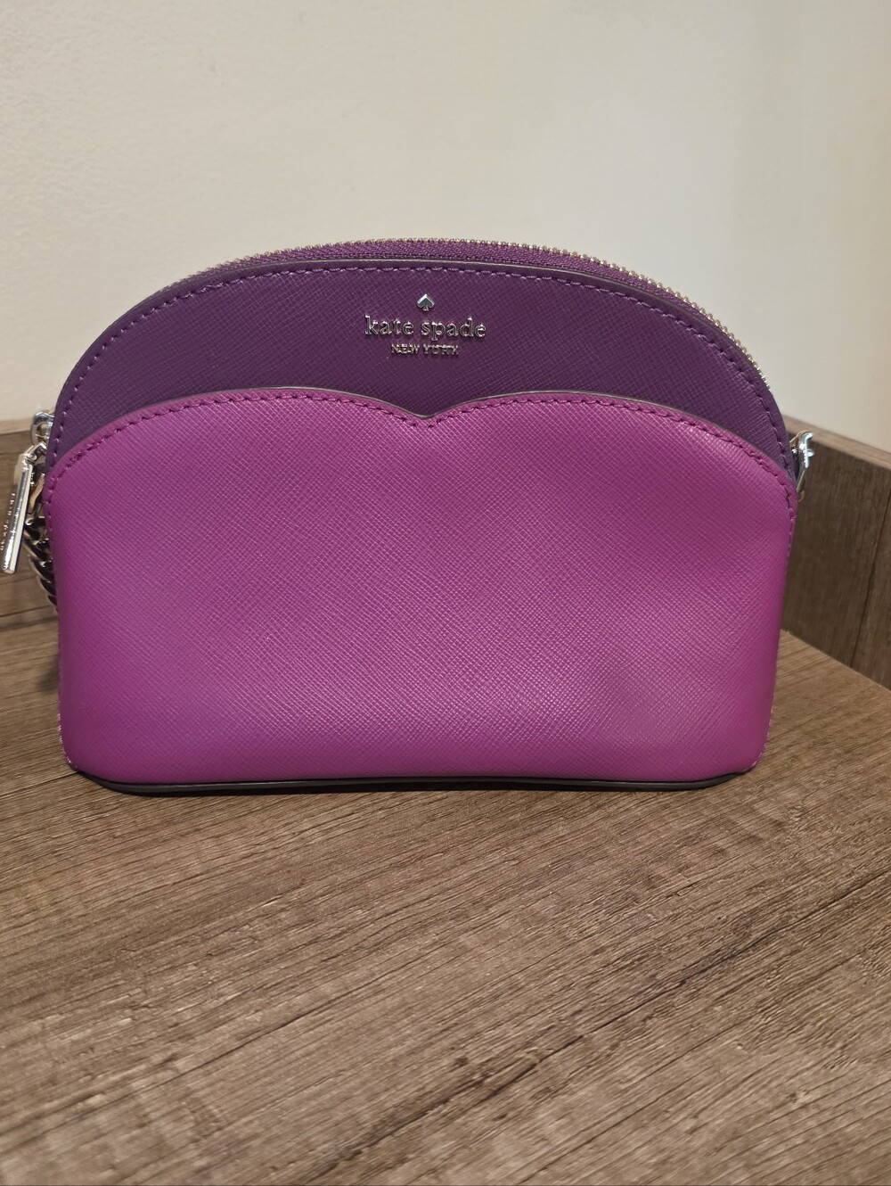 kate spade Two-Tone Purple and Pink Dome Crossbody